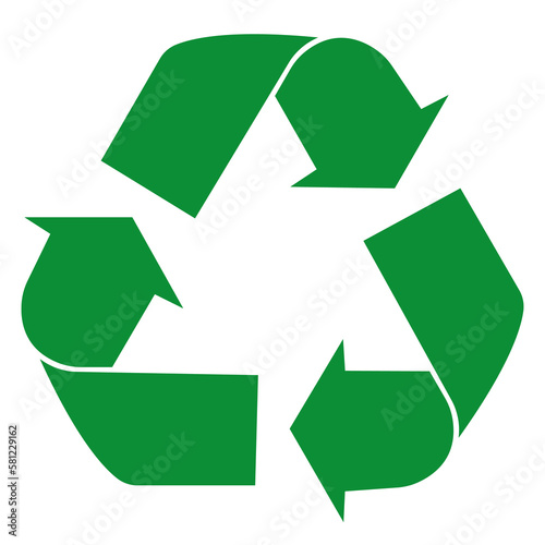 Simbolos de Reciclaje de Plastico Verde | Plastic Recycling Symbols	green
