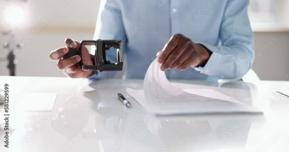 Approved Notary Stamp Rubber Stamp