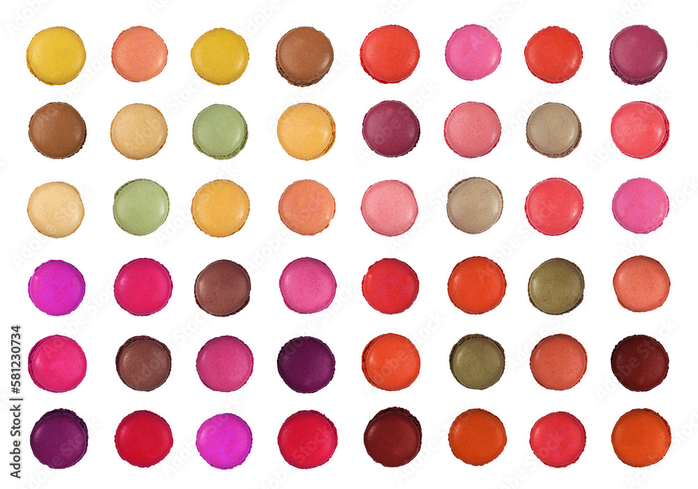 Macaron Cake Isolated, Macaroon Cookie, Almond Meringue, Sweet Macaroons, Colorful French Dessert Macaron Cake Isolated, Macaroon Cookie, Almond Meringue, Sweet Macaroons, Colorful French Dessert