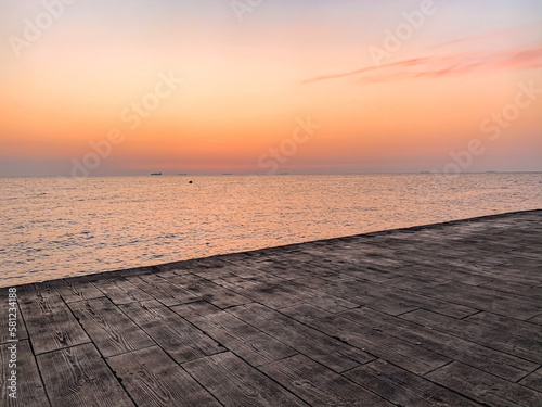 sunset on the beach © Alina