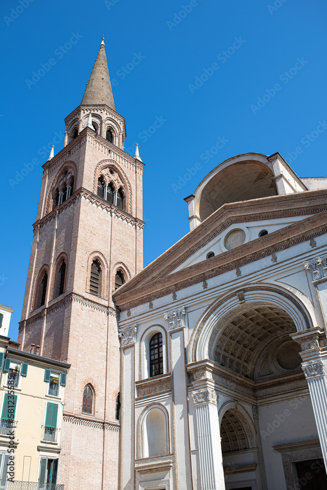 The Basilica of Saint Andrew is a Renaissance-style Catholic church in Mantova Lombardy