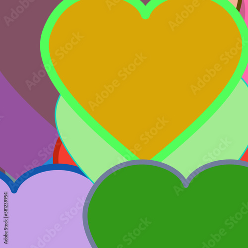 background with hearts