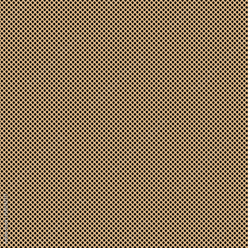 Small polka dot seamless pattern background. Black and Yellow. Fashionable pattern for textiles and interior design.