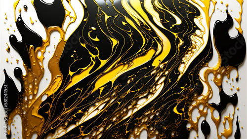金　白　ペイント　絵具　壁紙　スプラッシュ　インクドロップ　gold white paint paint wallpaper splash ink drop