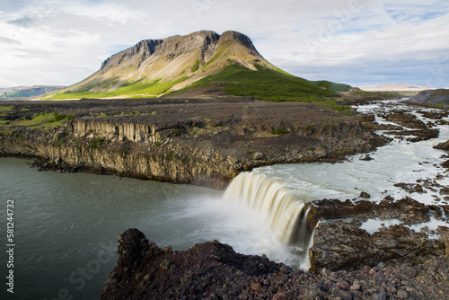 Þjófafoss Waterfall in Iceland photo