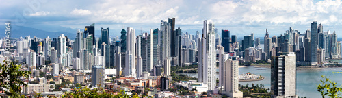 Panorama photo of Panama City.