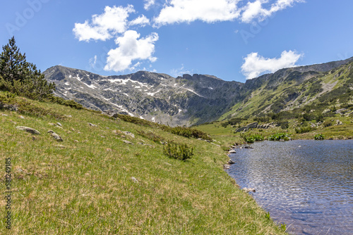 Landscape of Rila mountain near The Fish Lakes, Bulgaria