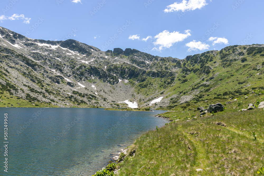 Obraz premium Landscape of Rila mountain near The Fish Lakes, Bulgaria