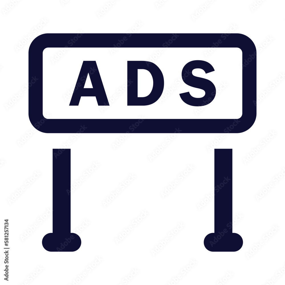 Advertisement, advertising, billboard icon Advertisement, advertising, billboard icon