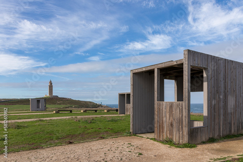 Discover the Natural Beauty and Historic Monuments of Tower of Hercules Park in A Coru a, Spain: A Journey Through Time and Nature © larrui