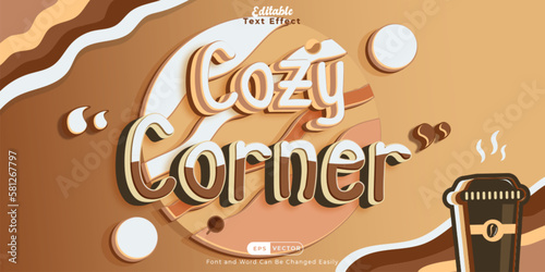 Coffee Shop Vibes  Cozy Corner Text Effect
