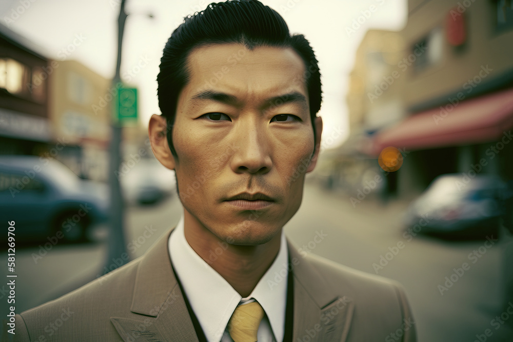 Portrait of successful business owner male boss asian. Generative ai Portrait of successful business owner male boss asian. Generative ai