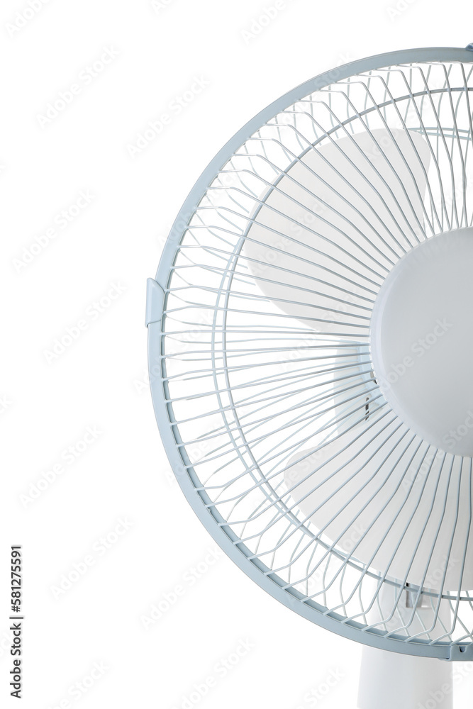 Electric fan isolated on white background