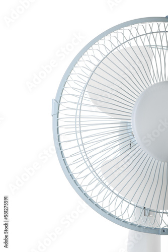 Electric fan isolated on white background