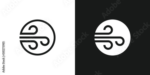logo icon air simple vector illustration