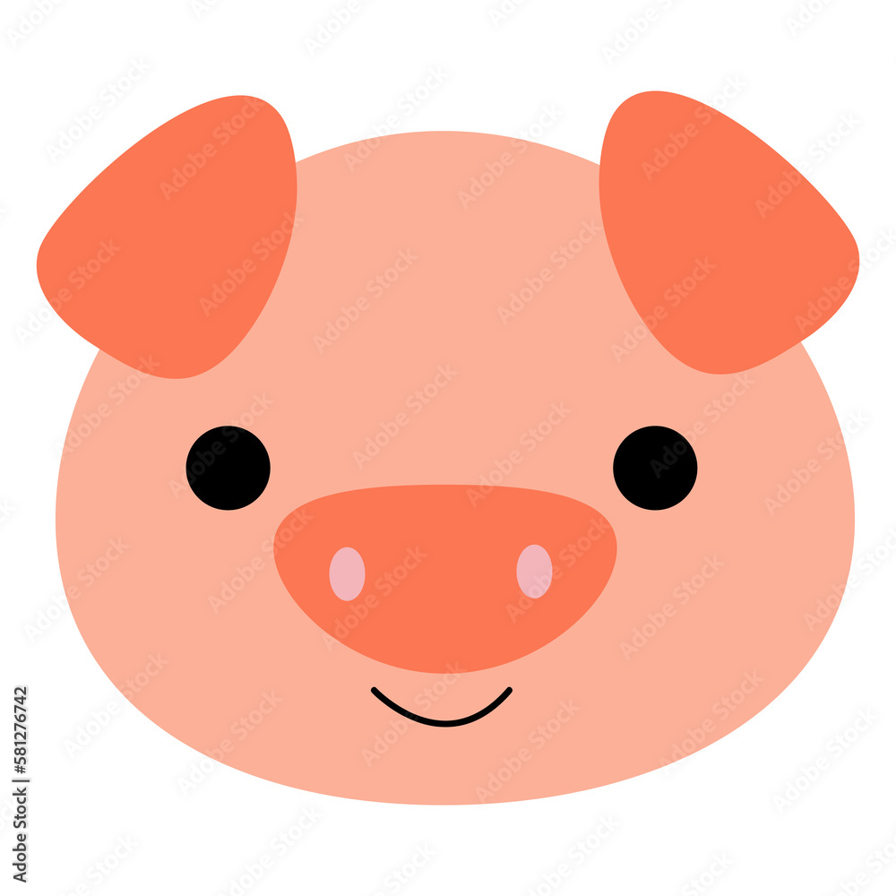 pig cartoon animal for kid pig cartoon animal for kid