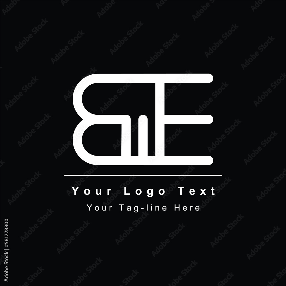 creative modern initial BE EB B E creative modern initial BE EB B E