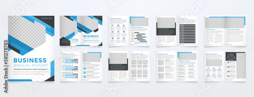 minimalist brochure template with modern concept and minimalist layout use for business profile and product catalog
