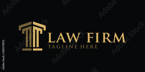 logo design law simple abstract illustration