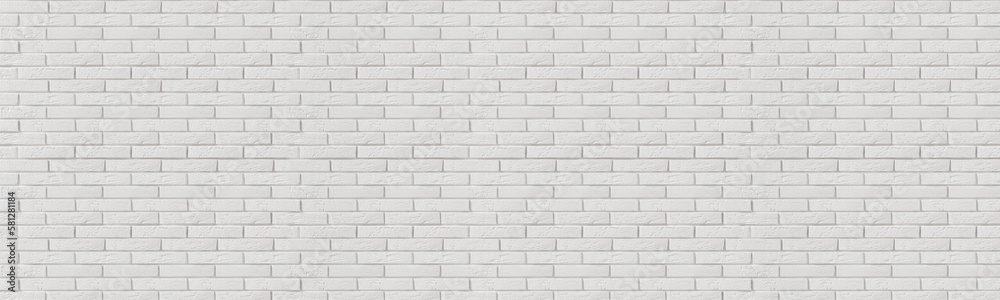White brick wall as background. Banner design White brick wall as background. Banner design