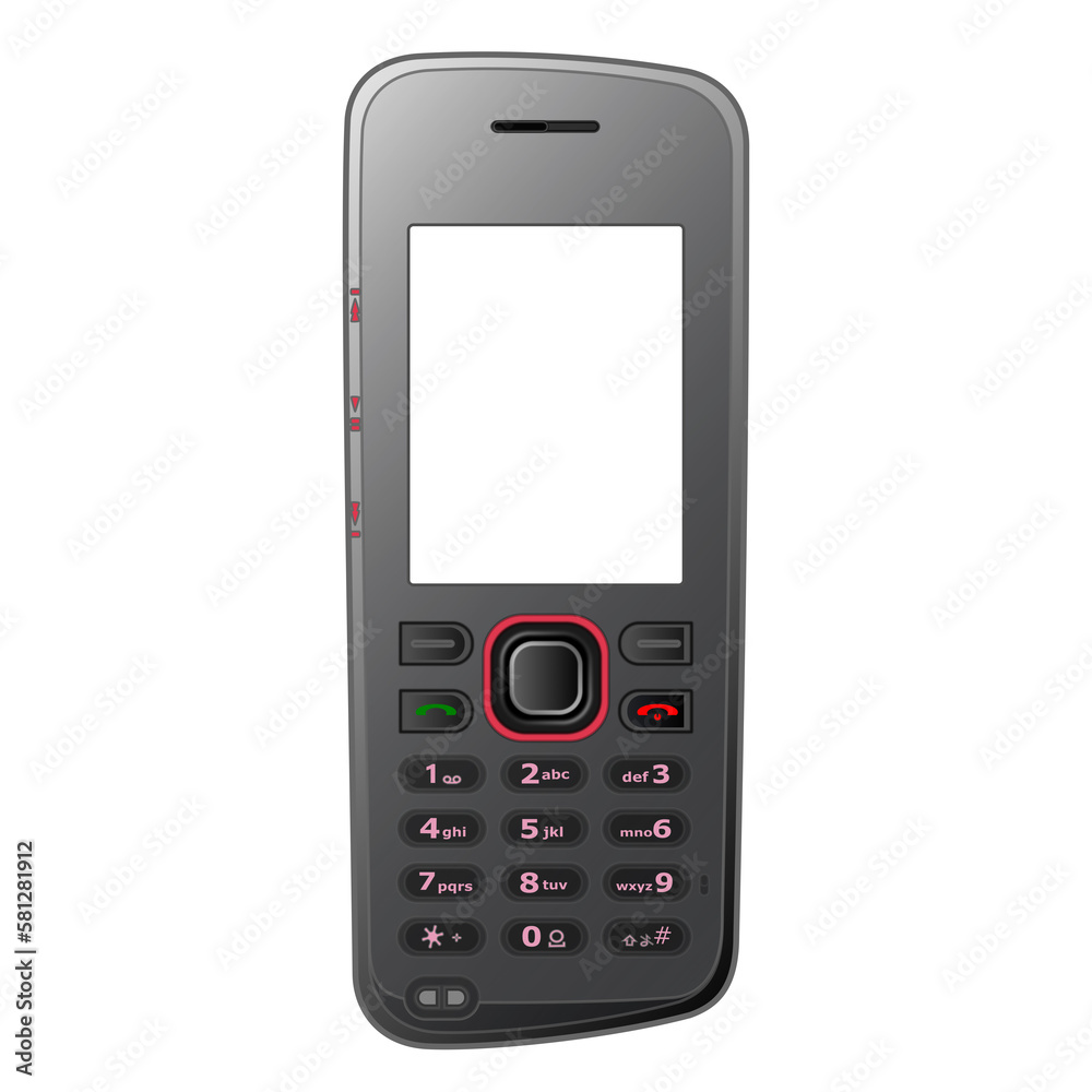 mobile phone isolated on white background mobile phone isolated on white background