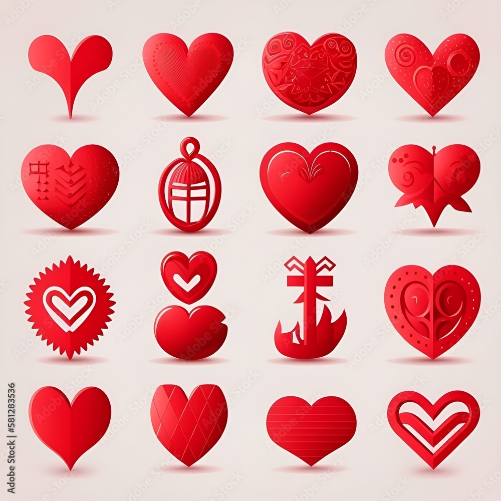 Generative AI Red Heart Generative AI Red Heart