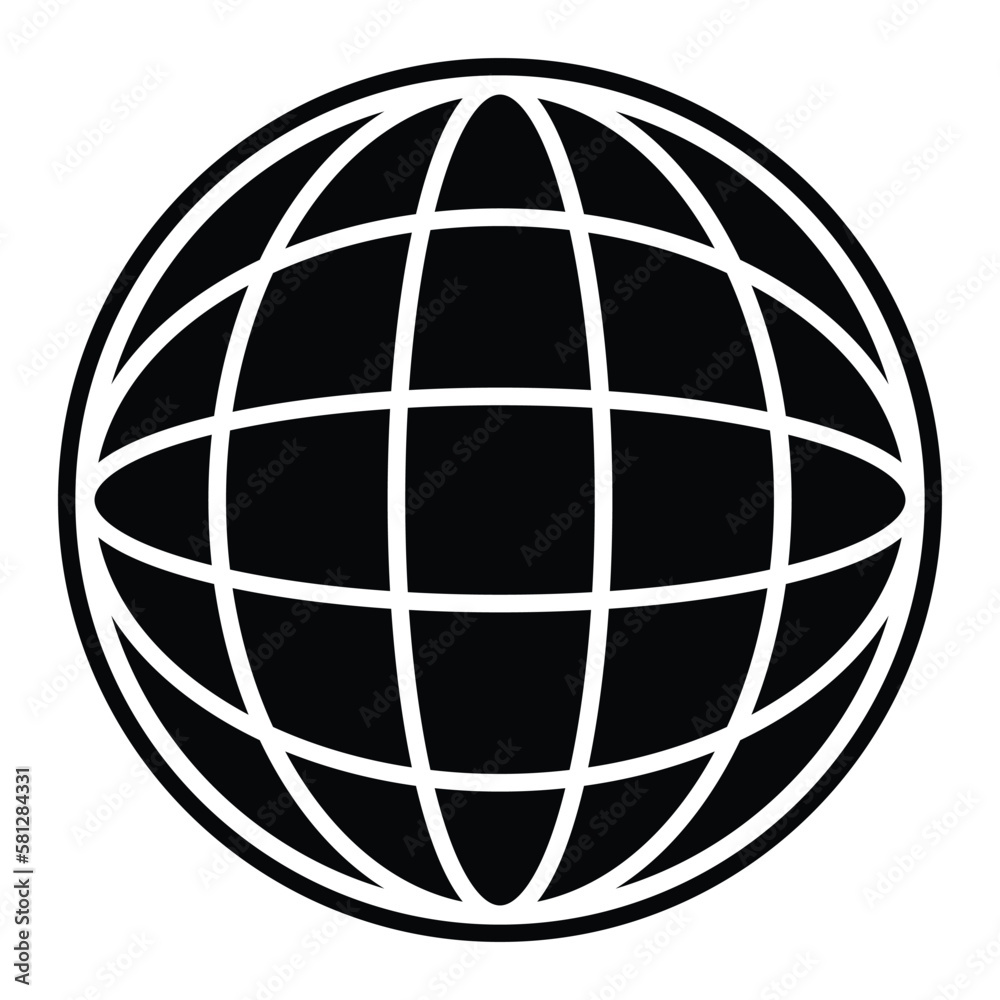 trendy globe logo,vector trendy globe logo,vector