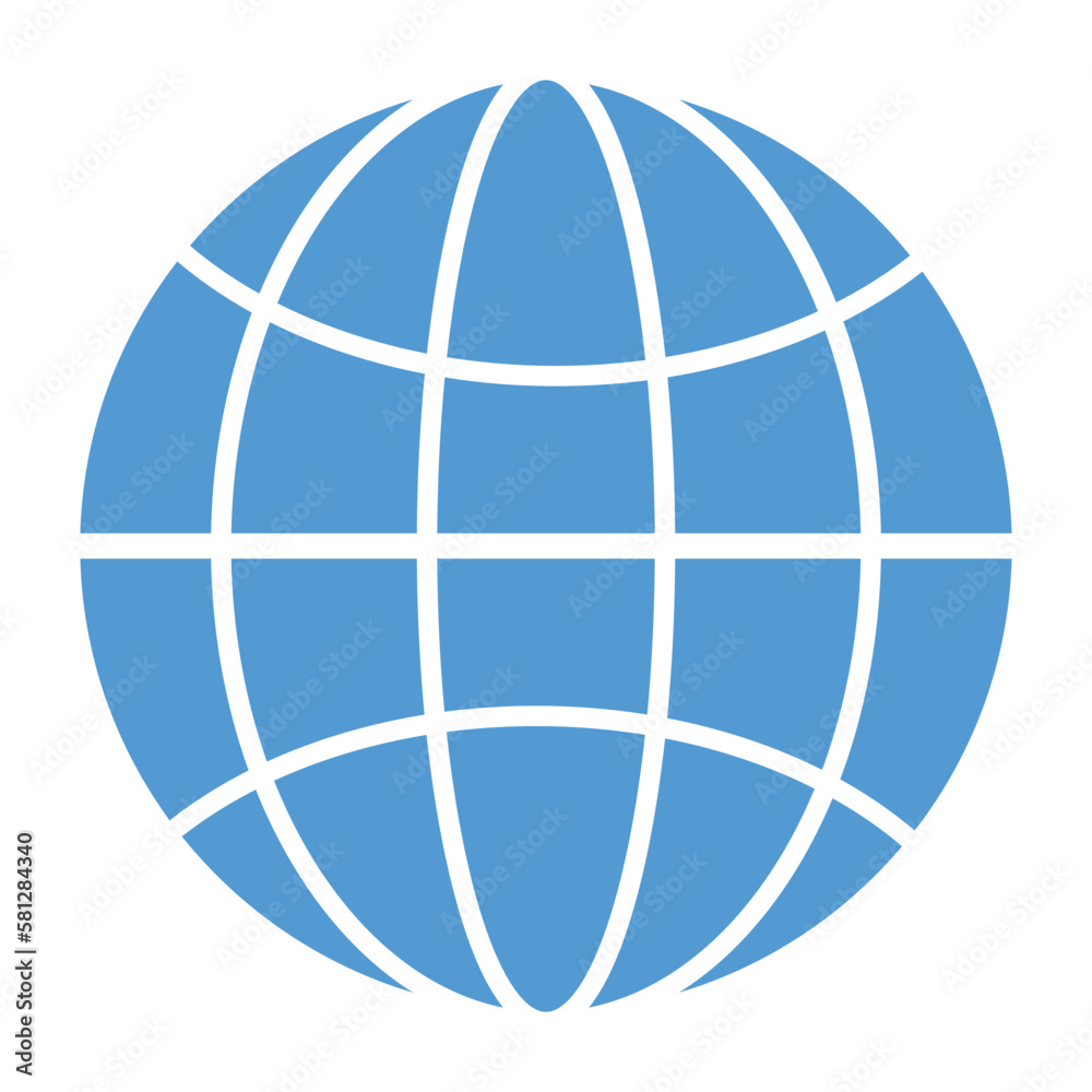 trendy globe logo,vector