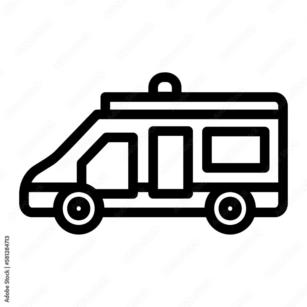 ambulance line icon ambulance line icon