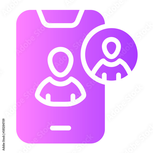 video gradient icon