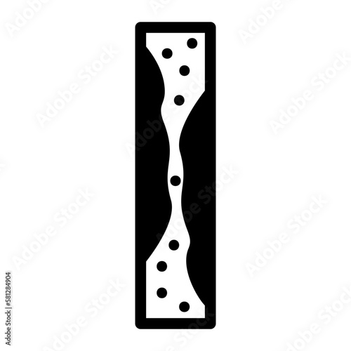 atherosclerosis glyph icon