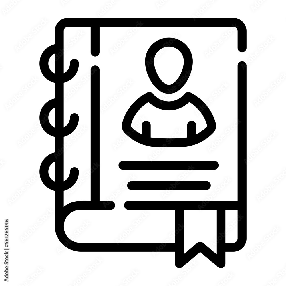 contact line icon