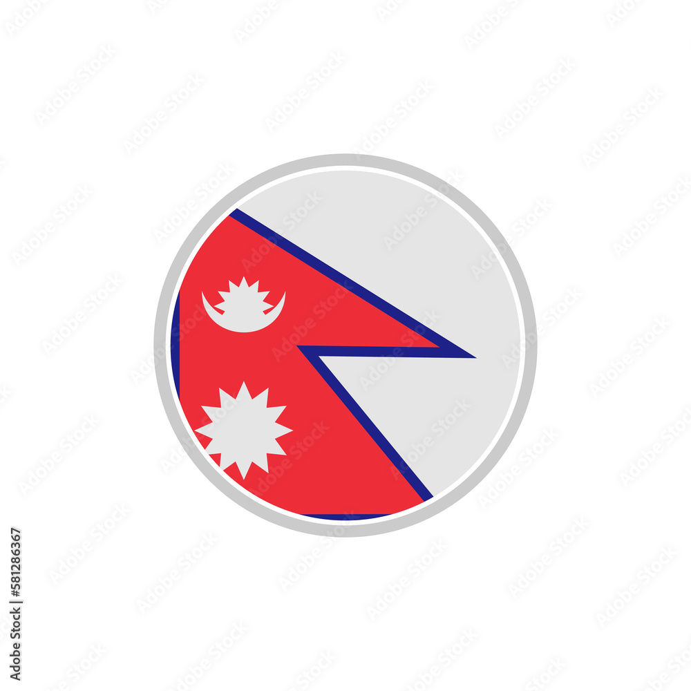 Nepal flags icon set, Nepal independence day icon set vector sign symbol Nepal flags icon set, Nepal independence day icon set vector sign symbol