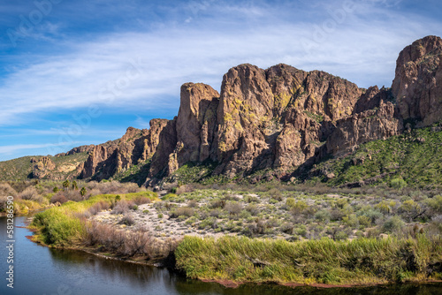 Arizona Salt River Landscapes, America, USA.