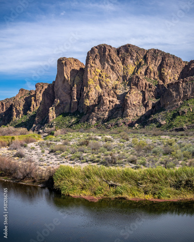 Arizona Salt River Landscapes, America, USA.