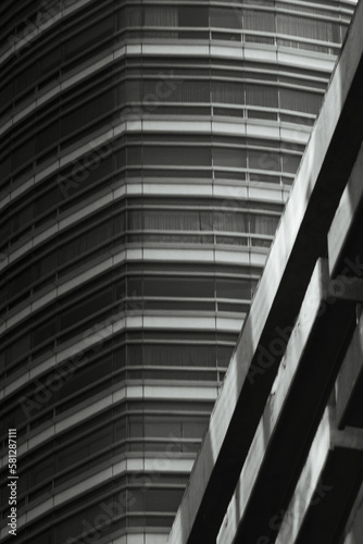 Fotografía de Arquitectura en blanco y negro de carácter abstracto 