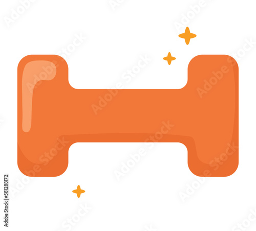 dumbbell with sparks