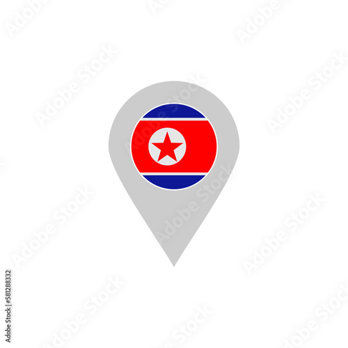Free Download North Korea flags icon set, North Korea independence day icon set sign vector symbol - GFXLoad