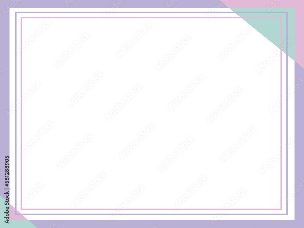 コーナーフレーム　マカロン