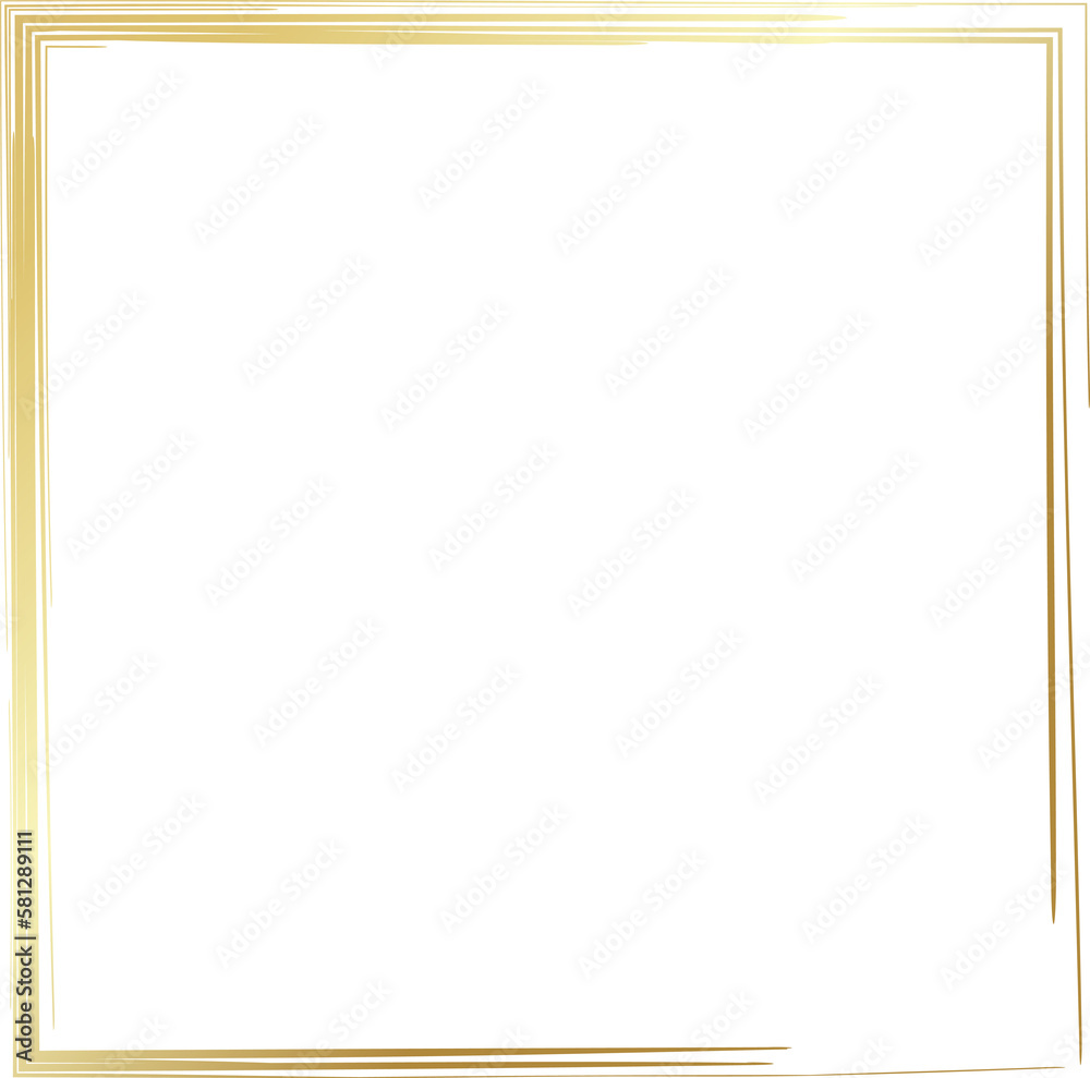 Obraz premium Grunge golden frame. Luxury design