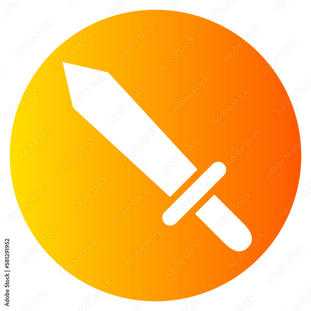 sword gradient icon