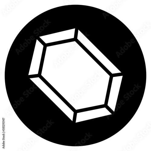 gem glyph icon