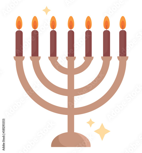 cute menorah design