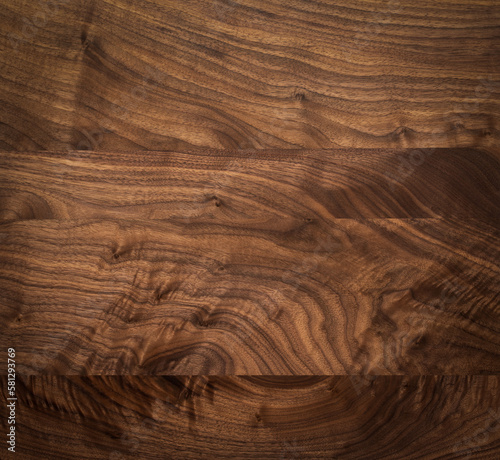  Dark dark walnut wood plank texture square tabletop background. Walnut wood planks texture background. Wood texture background.