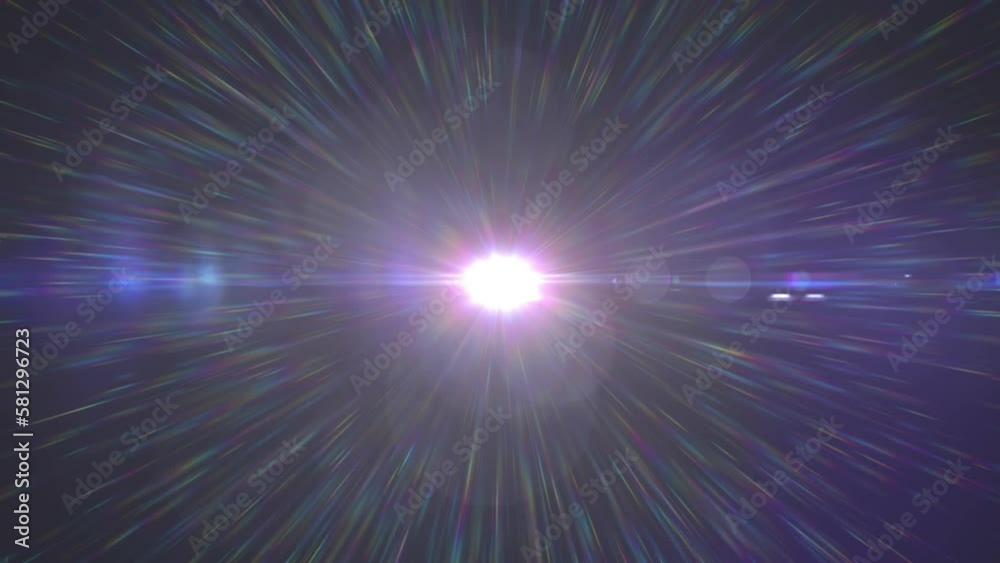 Animation of light spots moving and stars on black background Animation of light spots moving and stars on black background