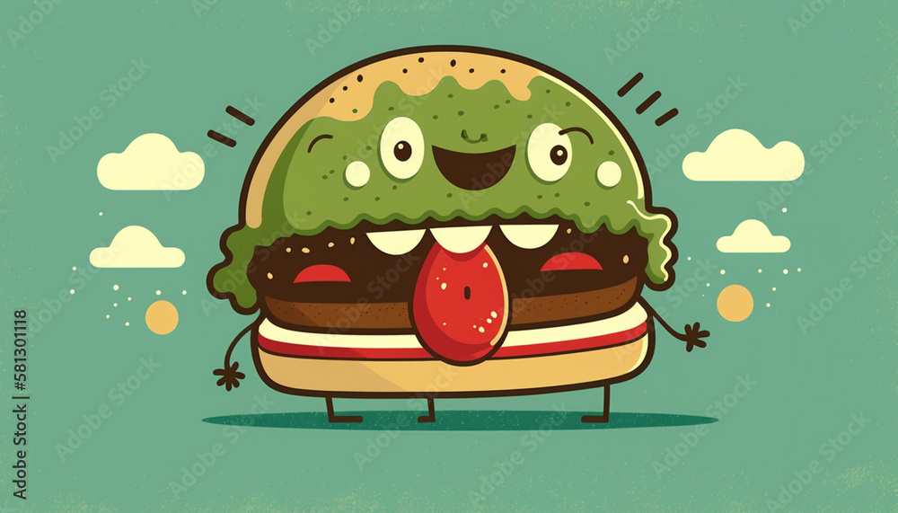 burger and fries burger and fries
