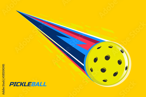 Attractive editable vector pickleball background design great for your design resources print and others	
