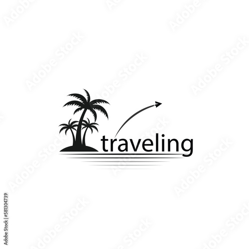 Wallpaper Mural traveling vector travel logo design Torontodigital.ca