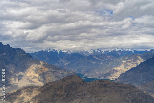 Karakoram high mountain hills. Nature landscape background, Skardu-Gilgit, Pakistan. Travel on holiday vacation.