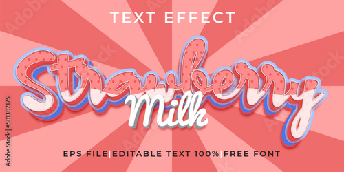 Fighter 3d text effect logo mockup vector template mockup